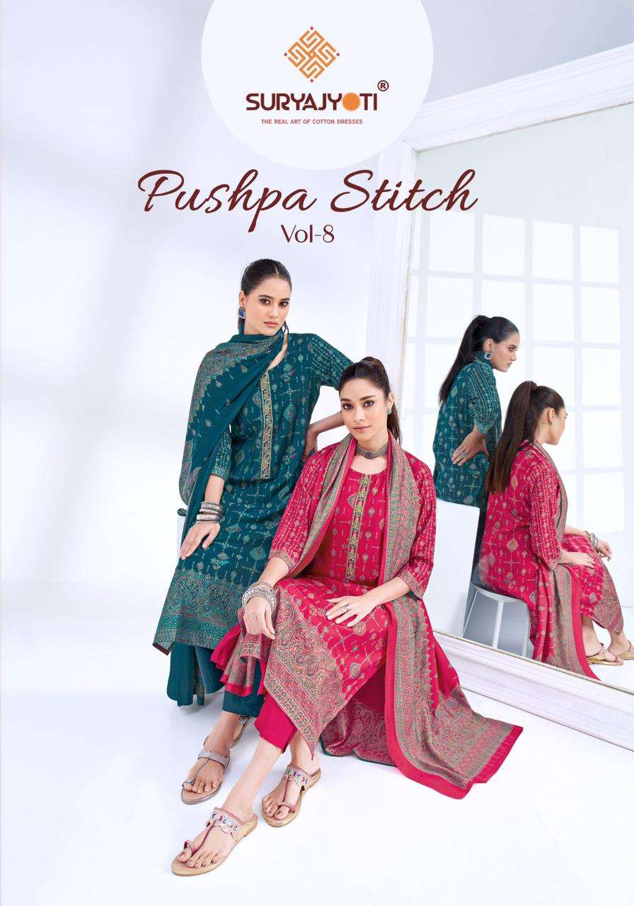 PUSHPA STITCH VOL-8 BY SURYAJYOTI